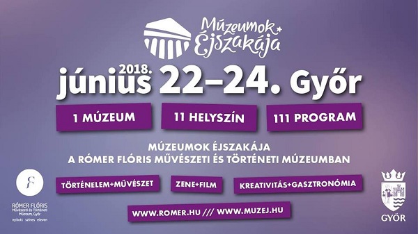 Több száz program a Múzeumok éjszakáján Győrben