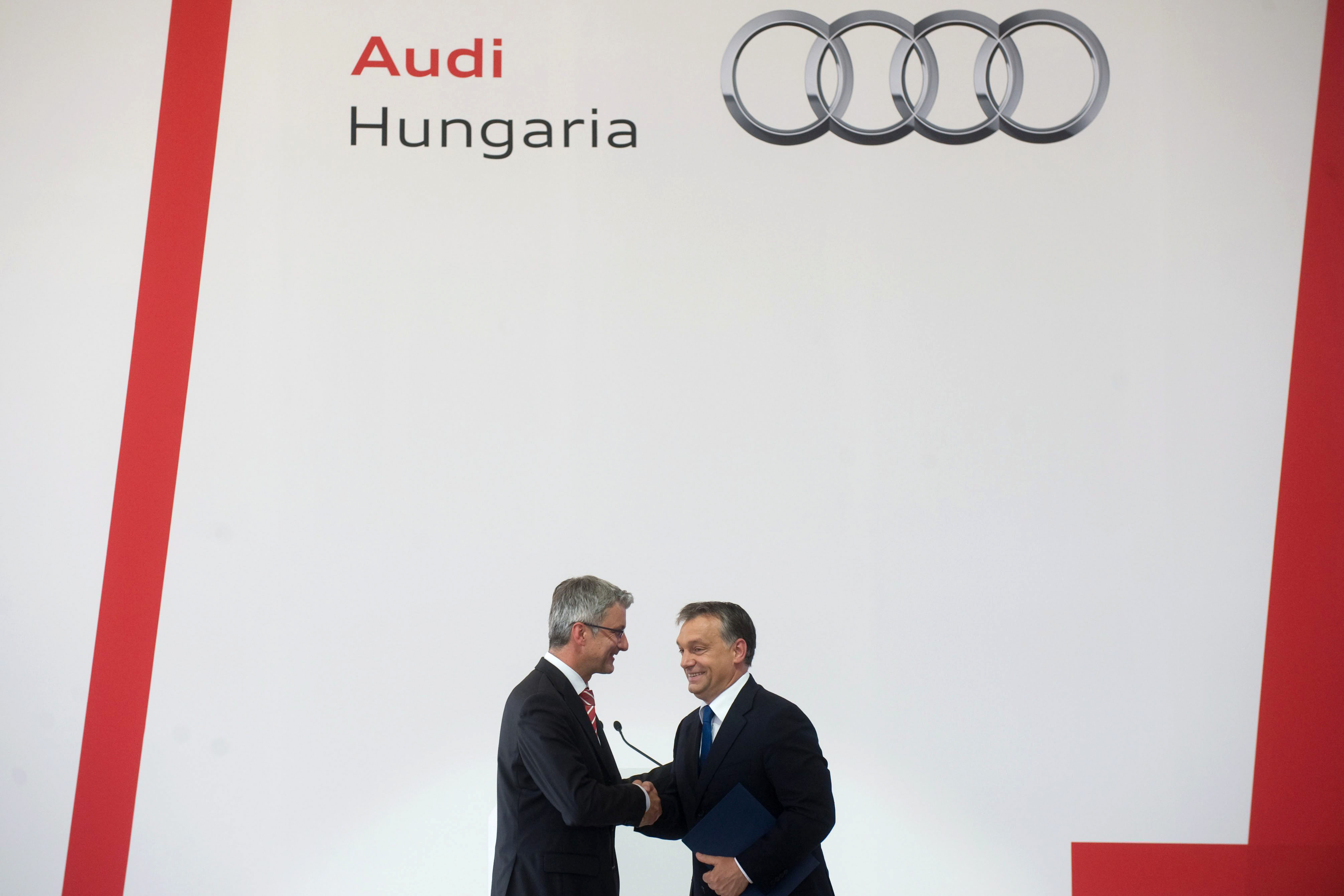 Győr, július 7-e Audi gyárüzem bővítése. Fotó: MTI