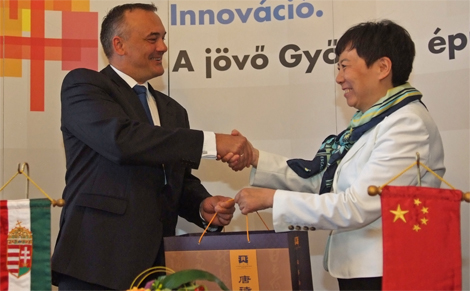Győr a kínai vállalatok kiemelt befektetési célpontja lehet