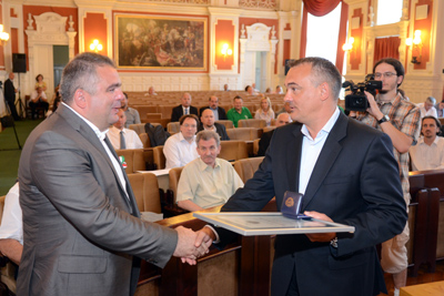 Kitüntetéseket adott át Borkai Zsolt polgármester Borkai Zsolt polgármester