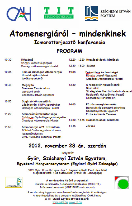  „Atomenergiáról – mindenkinek” című 