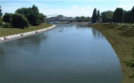 A győri vízpartokon kezdődnek munkálatok