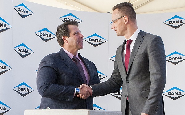 A Dana Hungary Kft. 14,5 milliárd forintból új gyárat épít Győrben