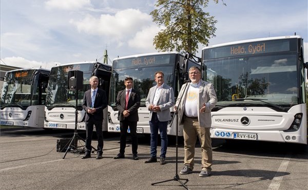 A győri buszállomány negyven százaléka már megújult